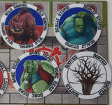 Full Token Set Compatible with Blood Bowl Season 2 (Inducments, Re-rolls, Turn Counter, Big Guy Tokens)